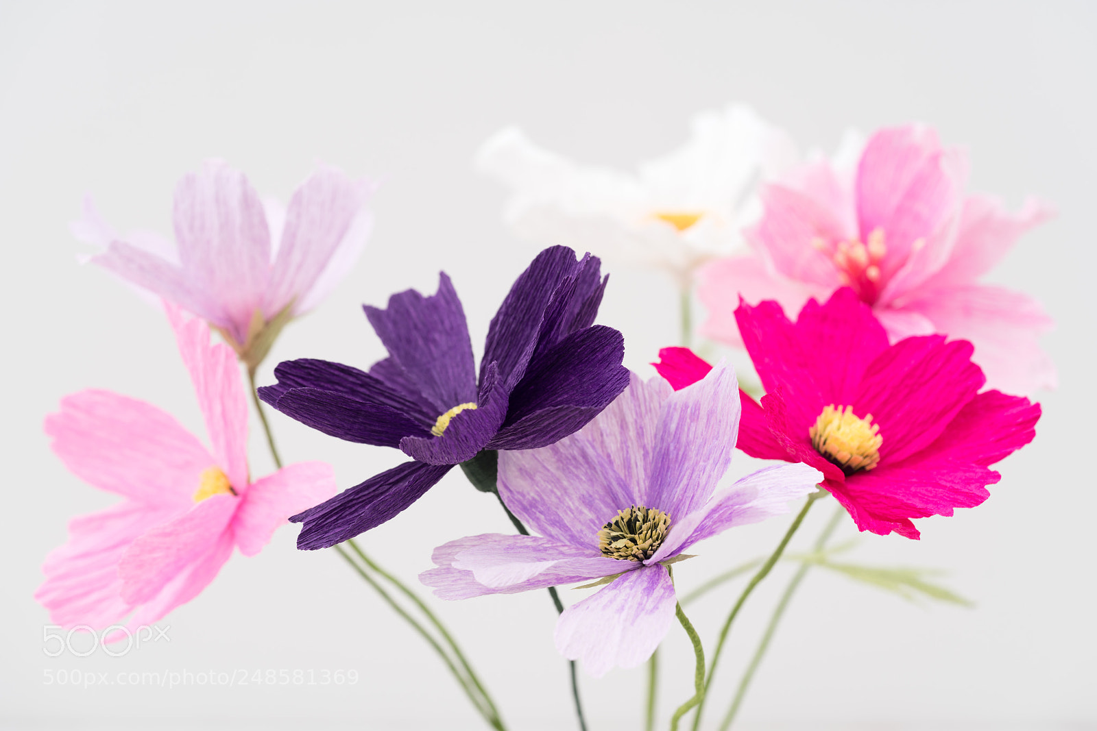 Sony a7R III sample photo. Crepe paper flower bouquet photography