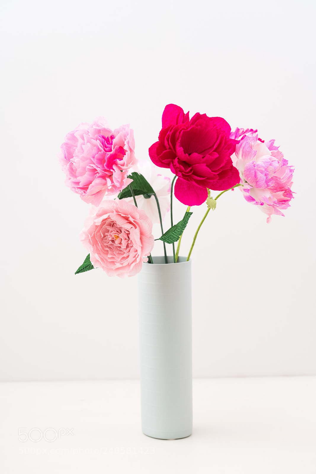 Sony a7R III sample photo. Crepe paper flower bouquet photography