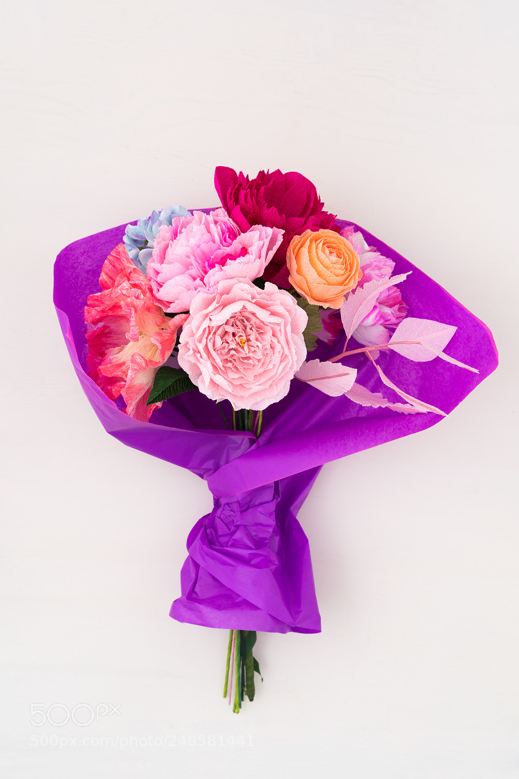 Sony a7R III sample photo. Crepe paper flower bouquet photography
