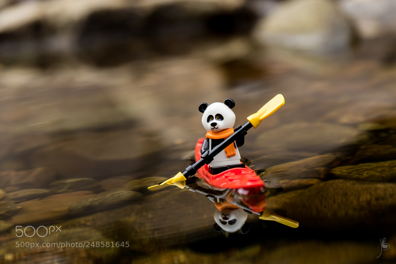 Canon EOS 7D Mark II sample photo. Kayaking panda photography