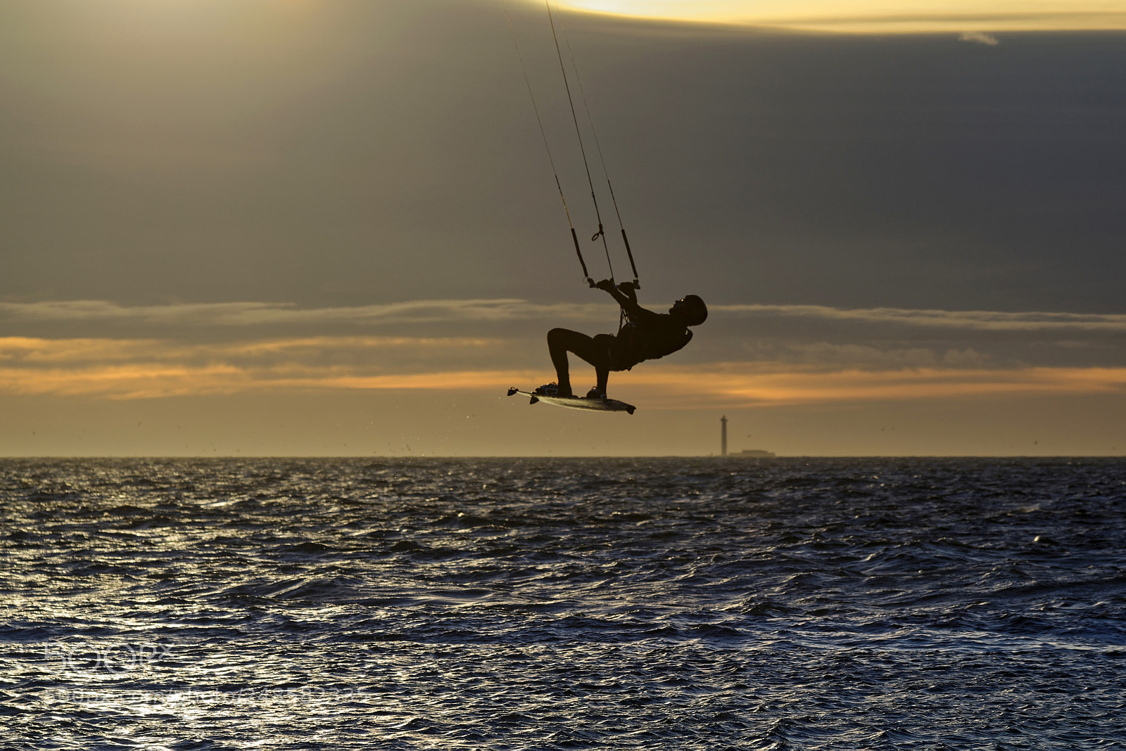Nikon D800 sample photo. Kitesurfers at dusk # 8 photography