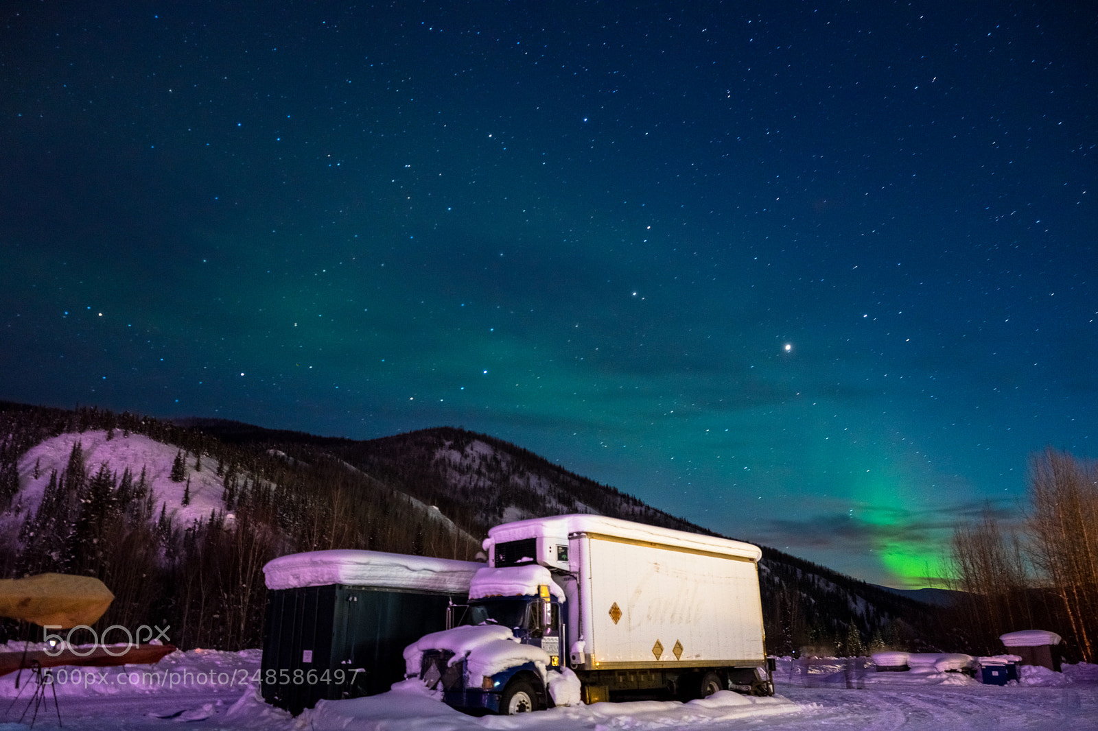 Sony a7 II sample photo. Aurora photography