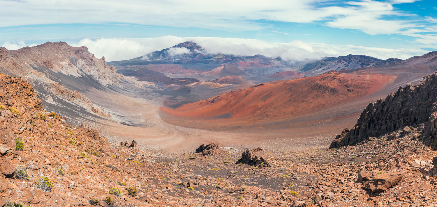 Sony a7R II sample photo. Haleakala crater panorama photography