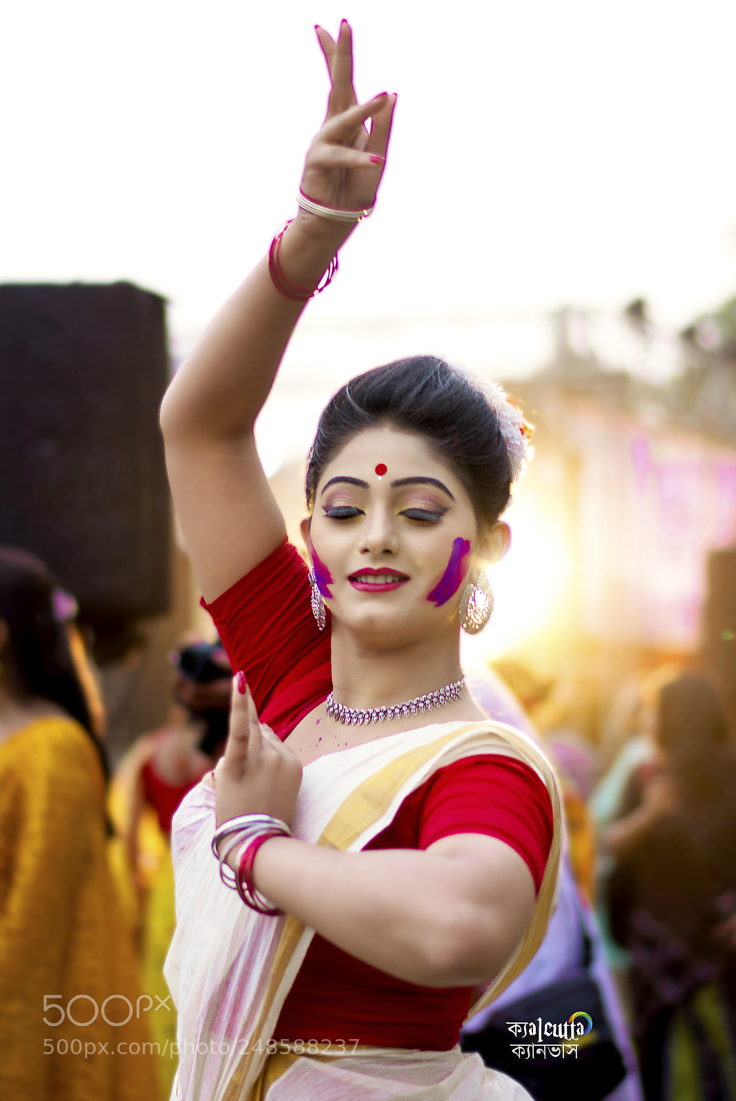 Nikon D5200 sample photo. Basanta utsab dance pose photography