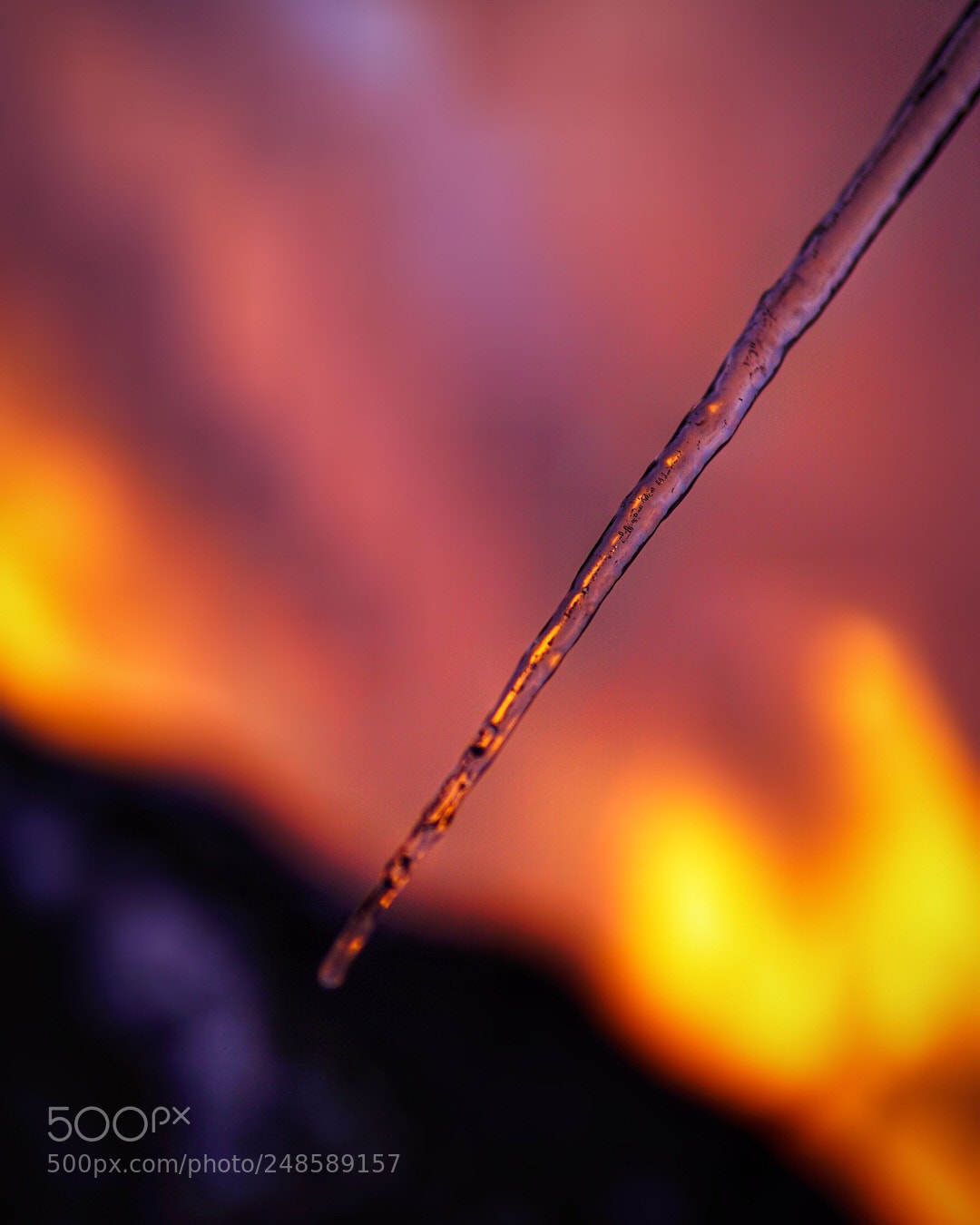 Sony a6000 sample photo. Fire stalactite photography