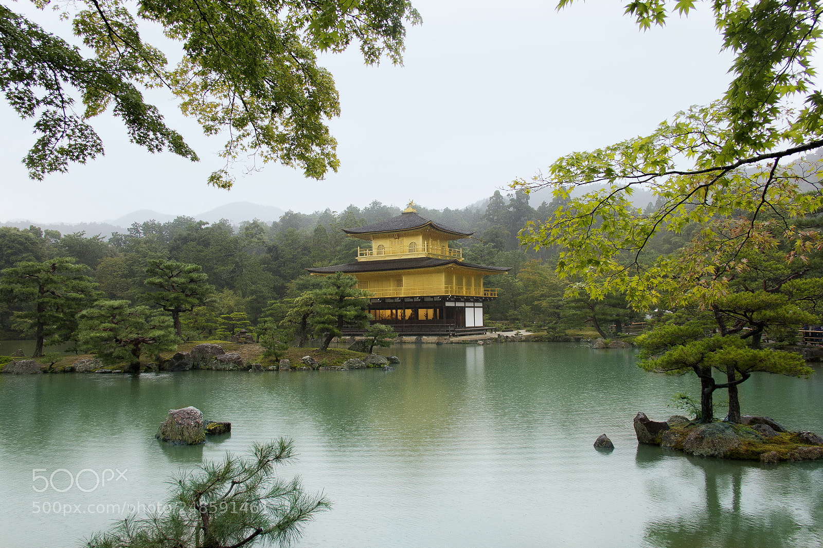 Canon EOS 60D sample photo. Rainy golden palace photography
