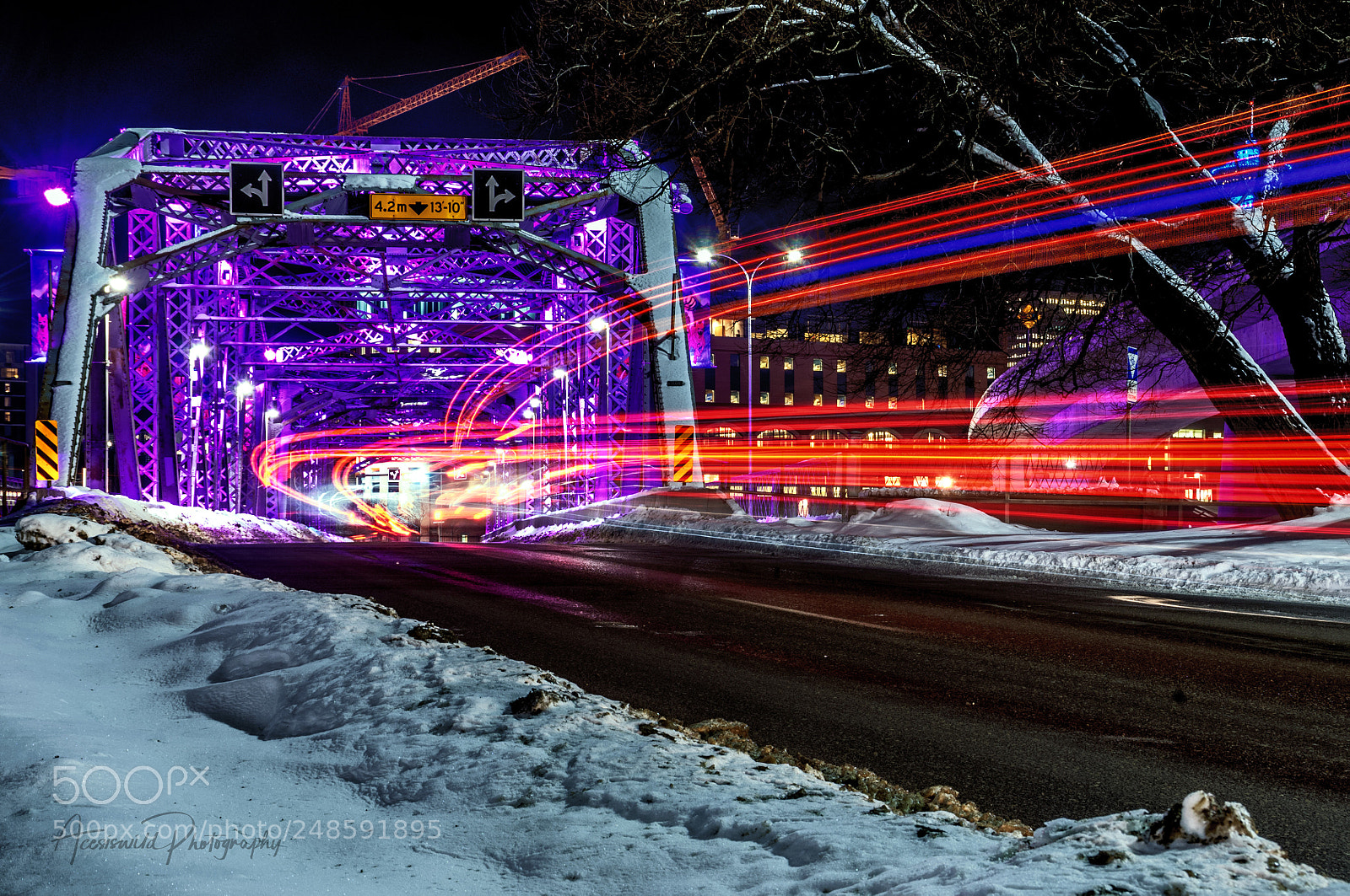 Nikon D90 sample photo. Tail lights photography