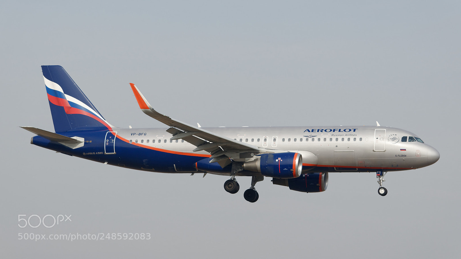 Nikon D5100 sample photo. Airbus a320-214 vp-bfg aeroflot photography