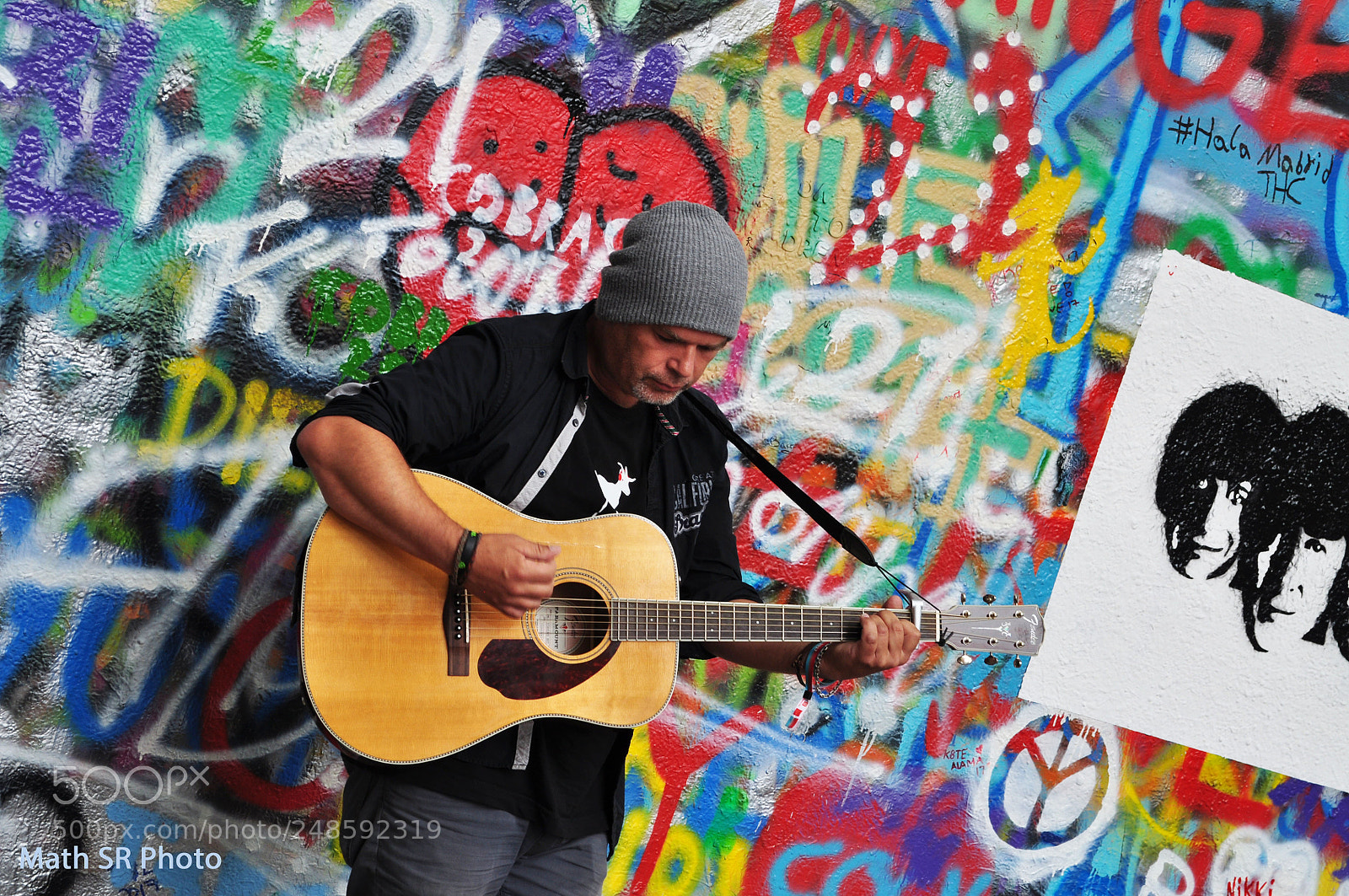 Nikon D5000 sample photo. Musicman in praha photography
