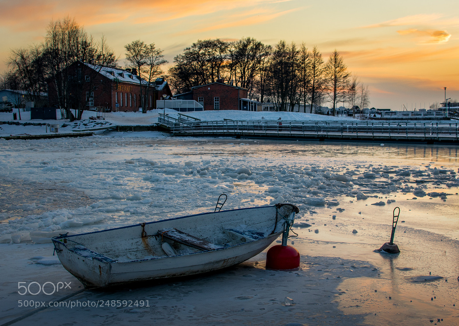 Nikon D5300 sample photo. Lonely boat photography