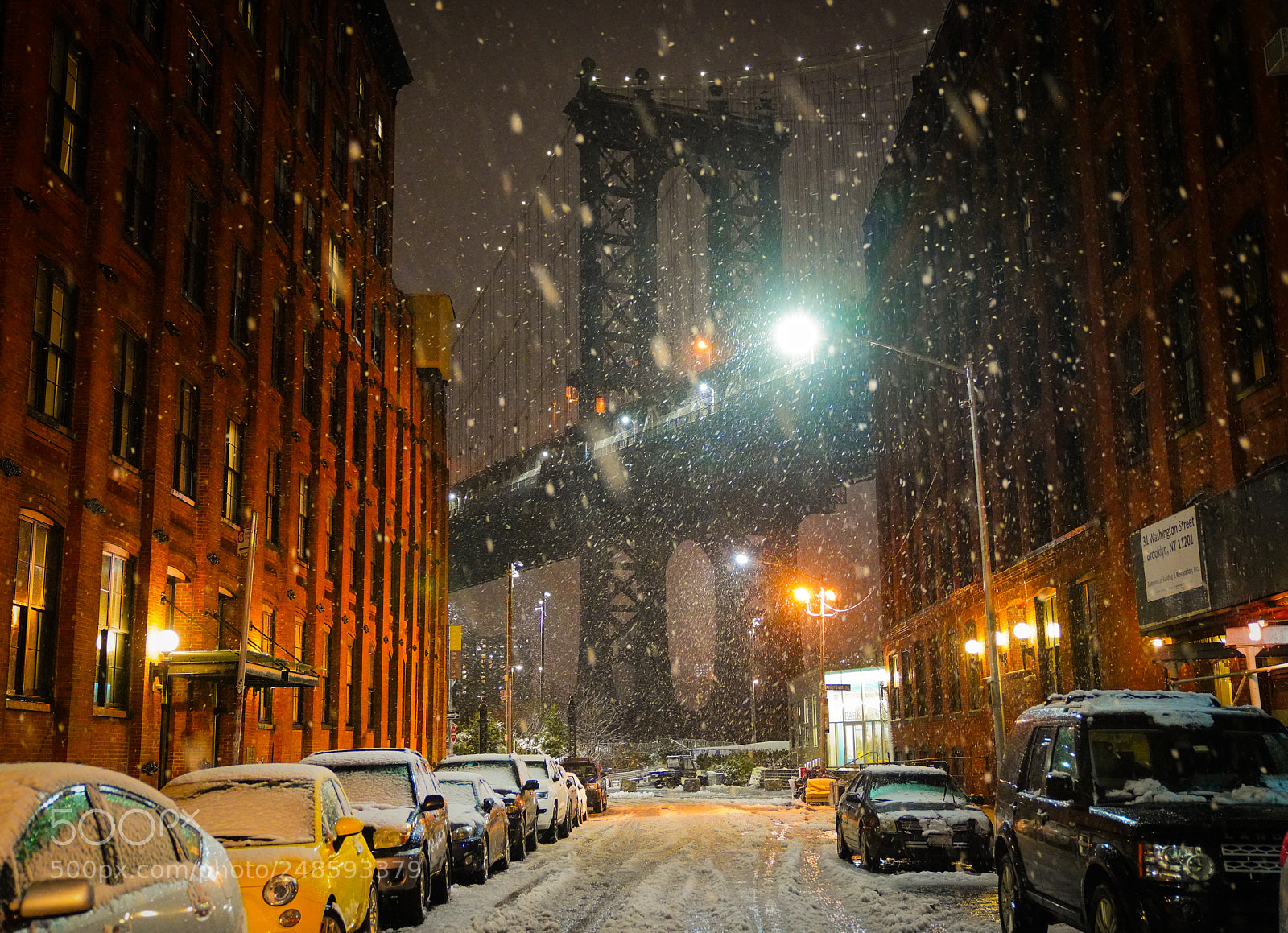 Sony a7R III sample photo. Snowstorm photography