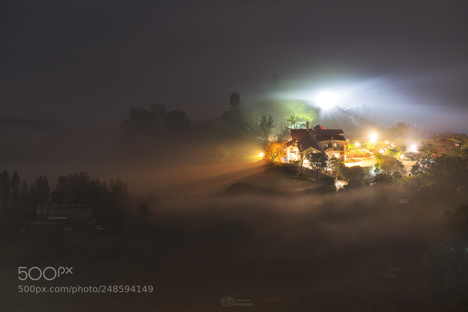 Sony a7R II sample photo. Fog photography
