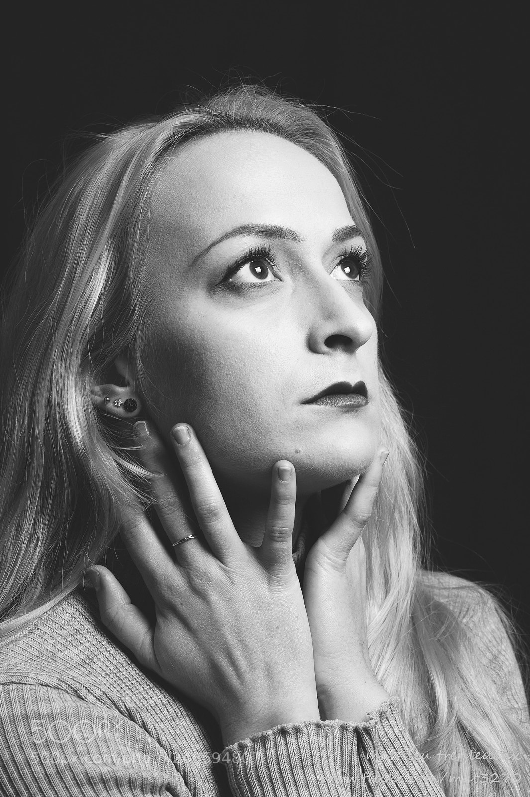 Nikon D700 sample photo. Armandine noir et blanc photography