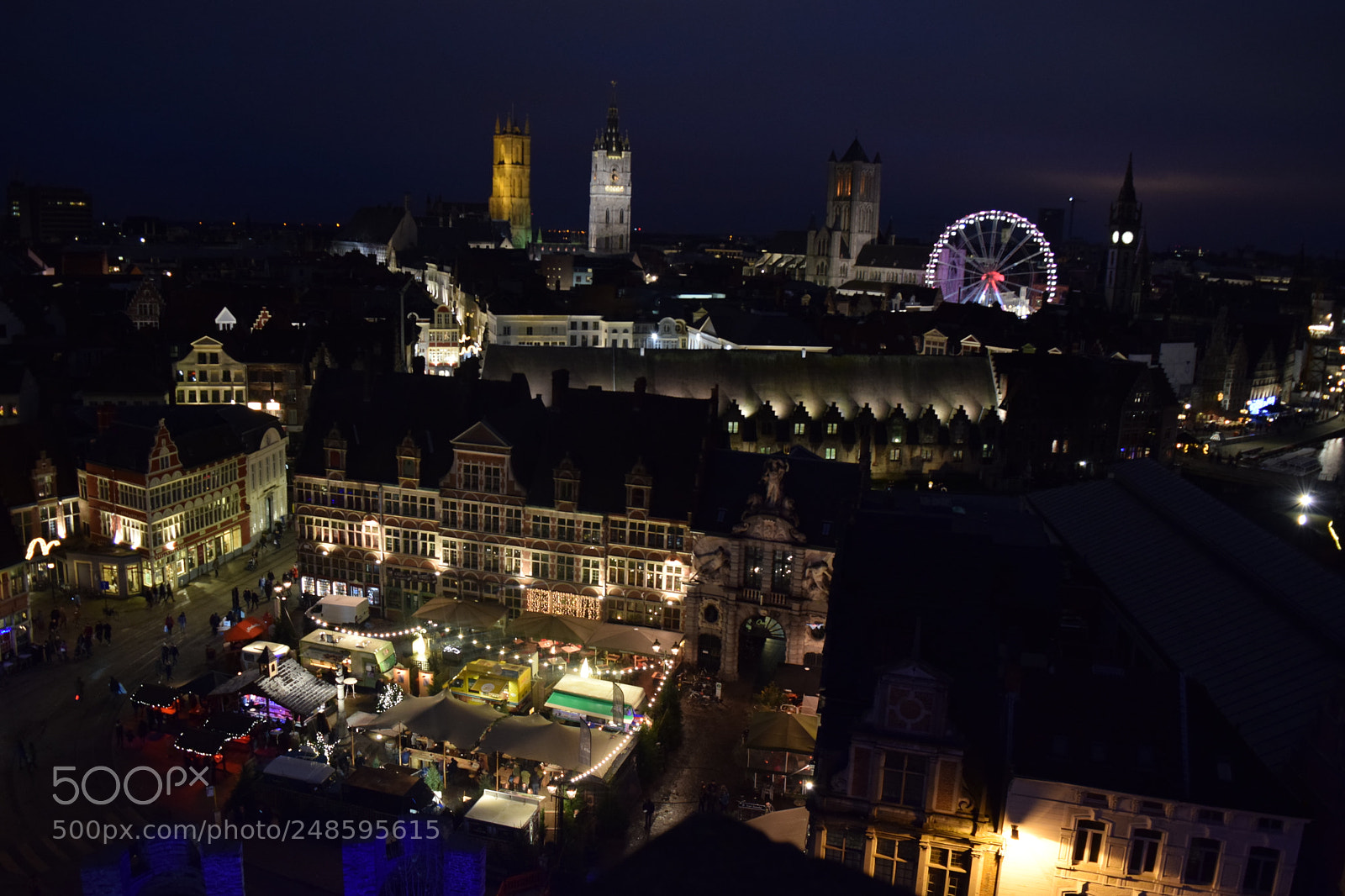 Nikon D5300 sample photo. Ghent by night taken photography