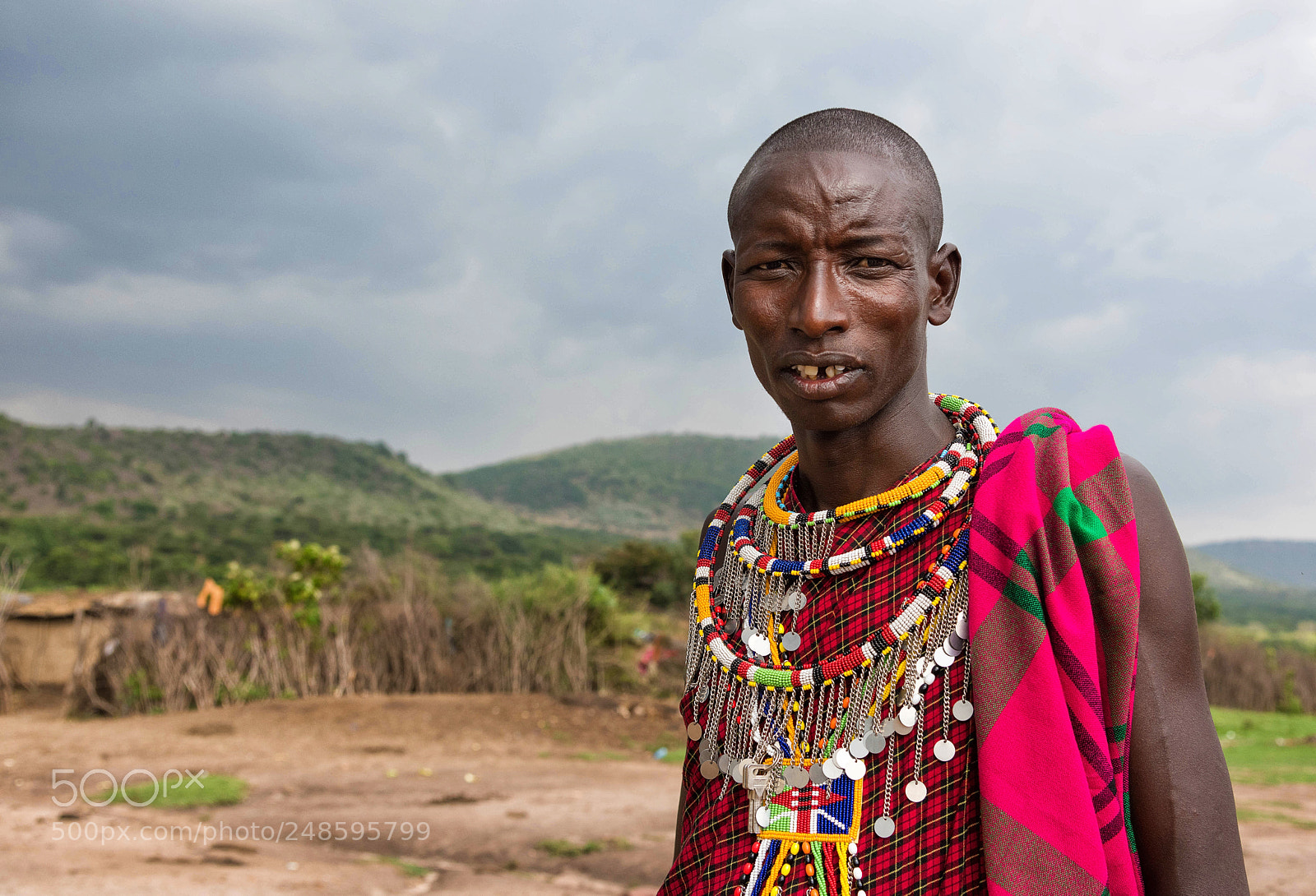 Nikon D810 sample photo. Masai tribe chief photography