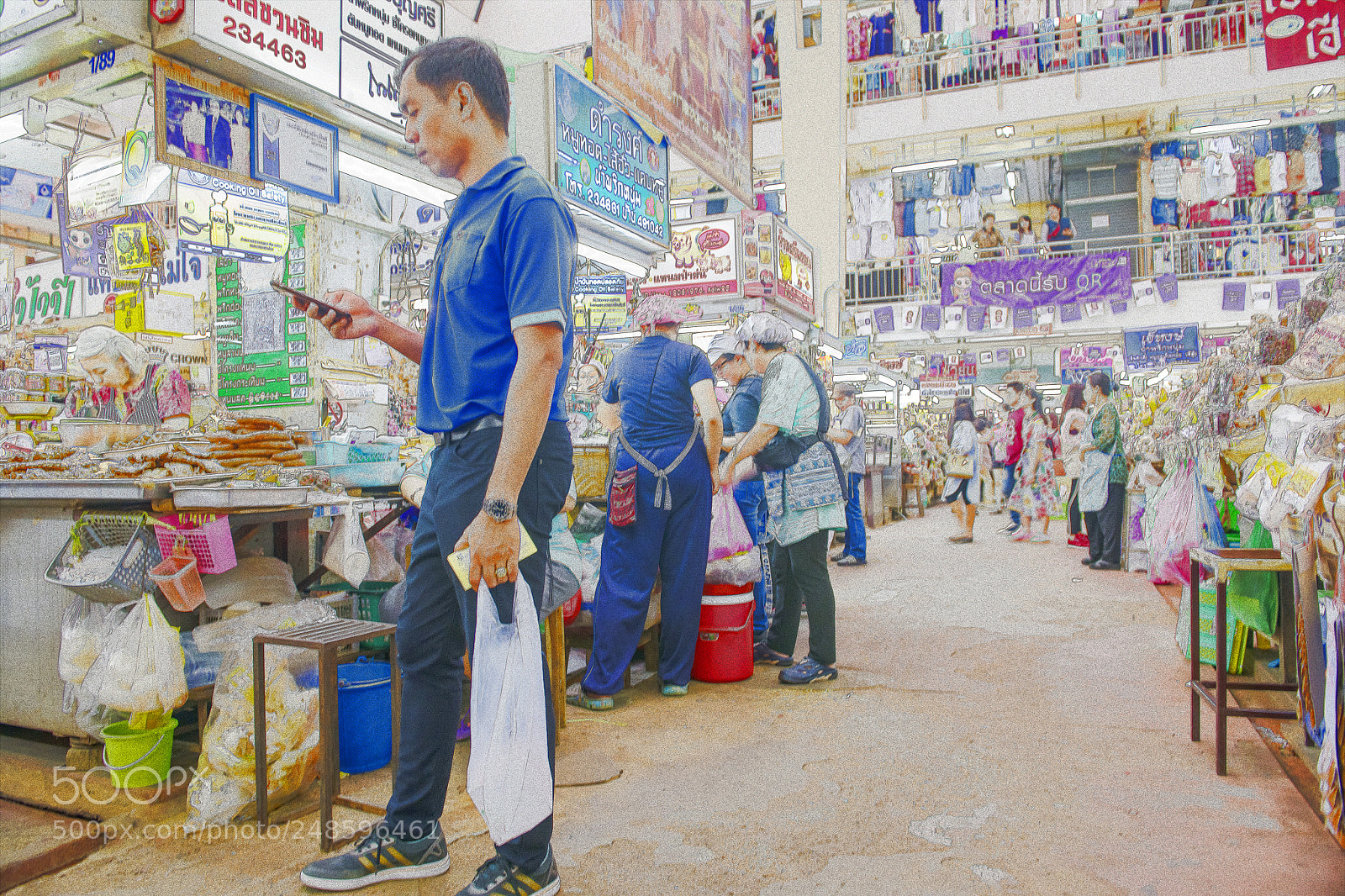 Nikon D850 sample photo. Marché couvert photography