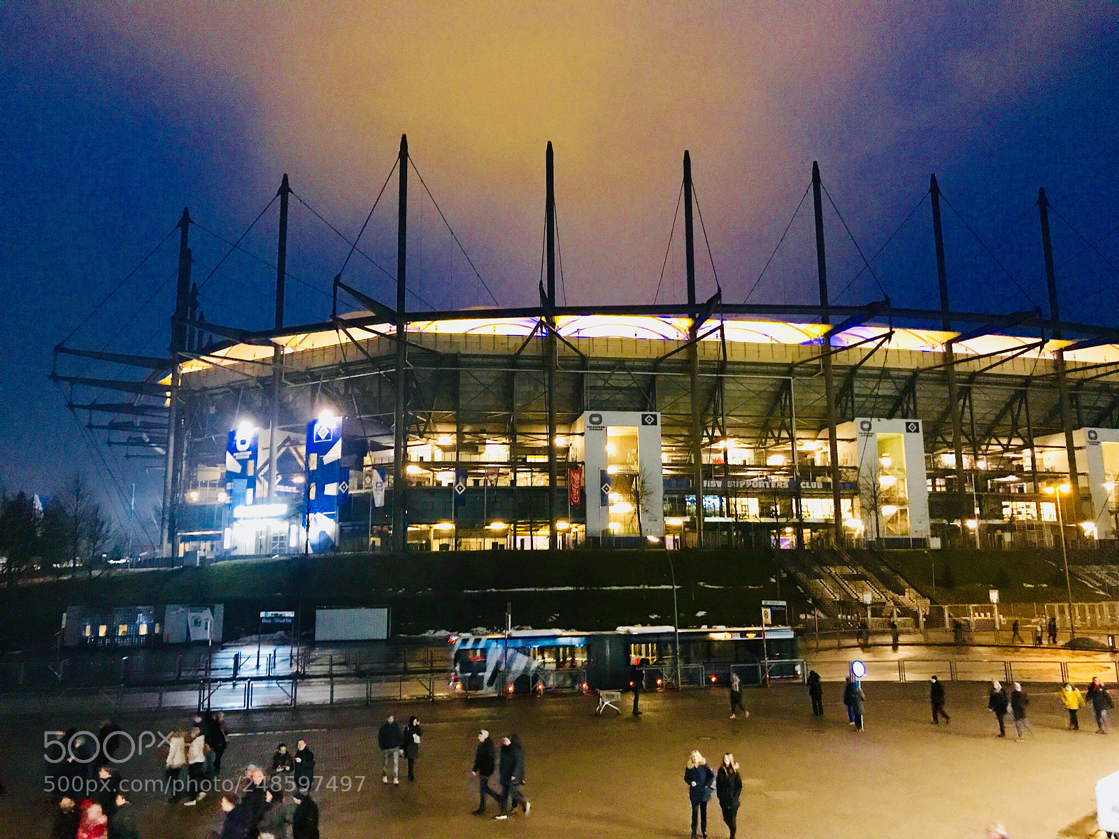 Apple iPhone 7 Plus sample photo. Hamburg soccer stadium hsv photography