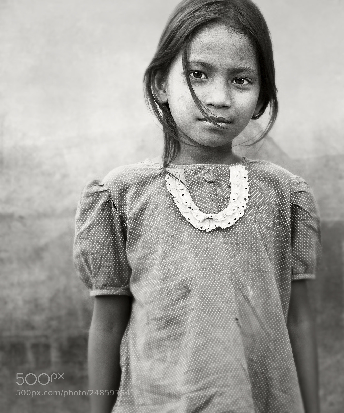 Nikon D200 sample photo. Village girl requests a photography