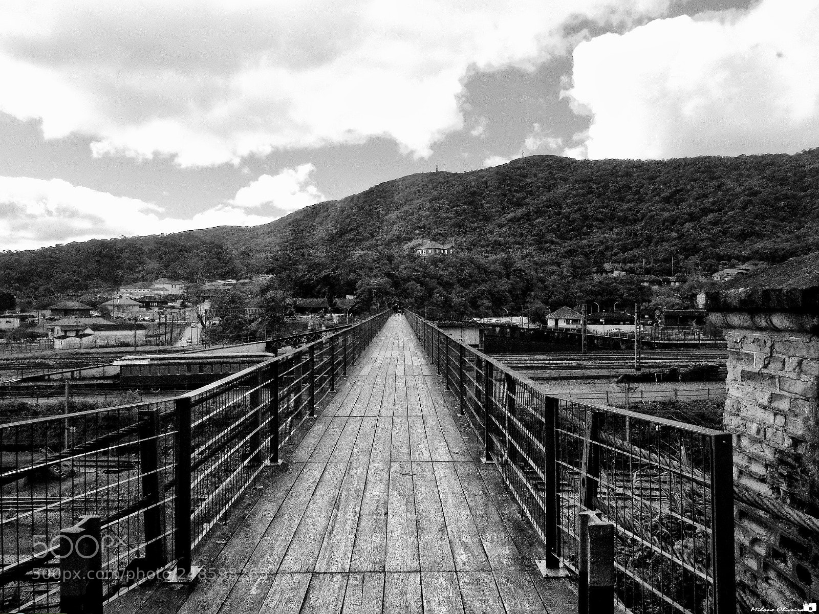 Canon PowerShot SX520 HS sample photo. Pedestrian bridge of paranapiacaba photography