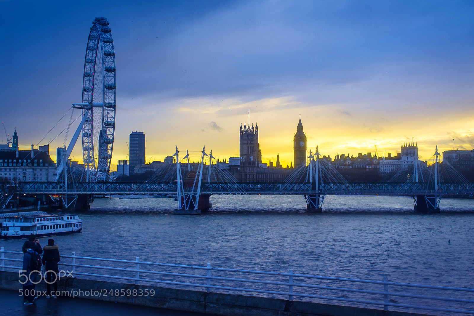 Pentax K-5 sample photo. Waterloo sunset photography