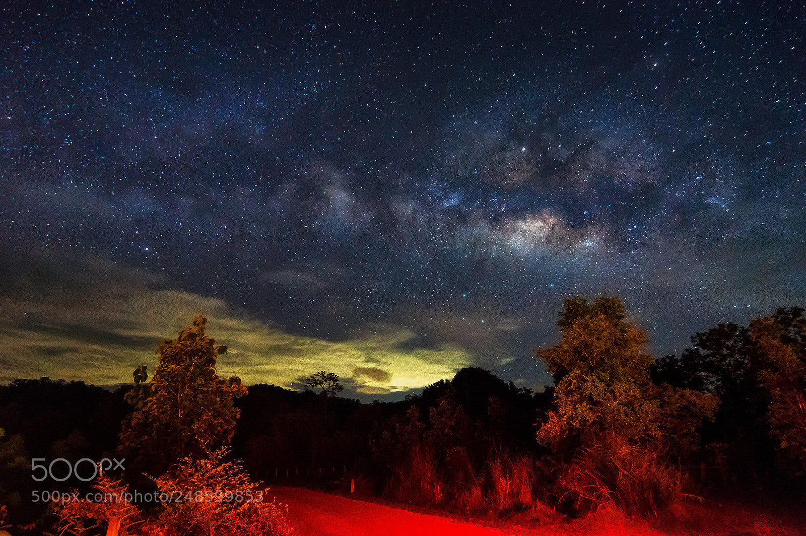 Pentax K-3 II sample photo. Milky way galaxy with photography