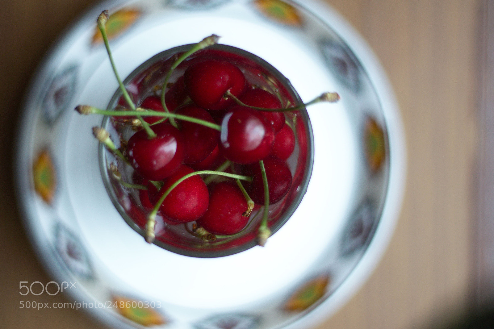 Nikon D90 sample photo. Cherries in a plate photography