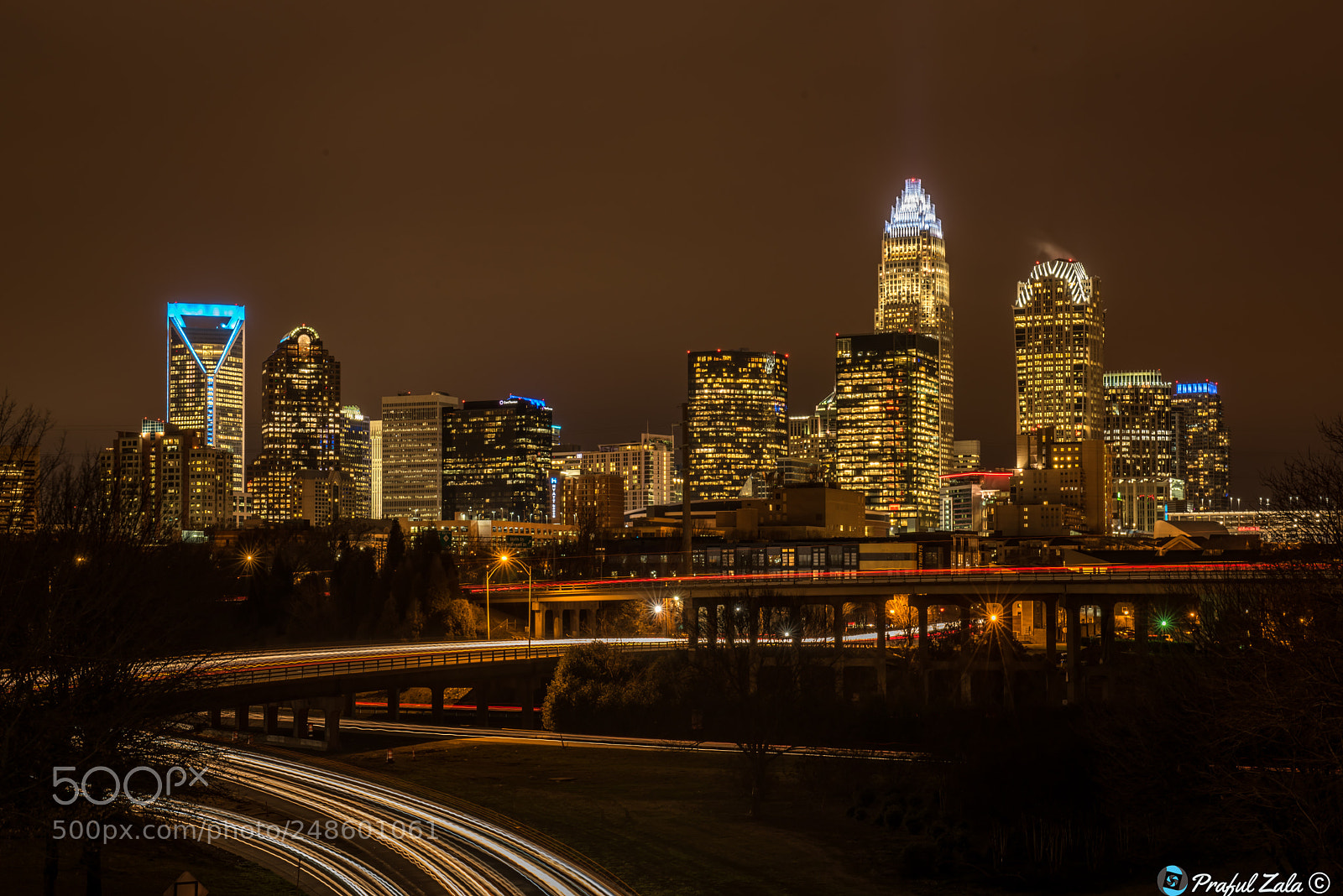 Nikon D810 sample photo. Charlotte night scape photography