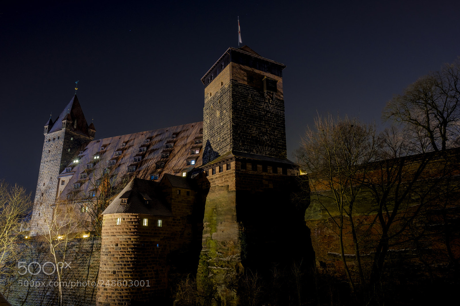 Fujifilm X-Pro2 sample photo. Hogwarts by night photography