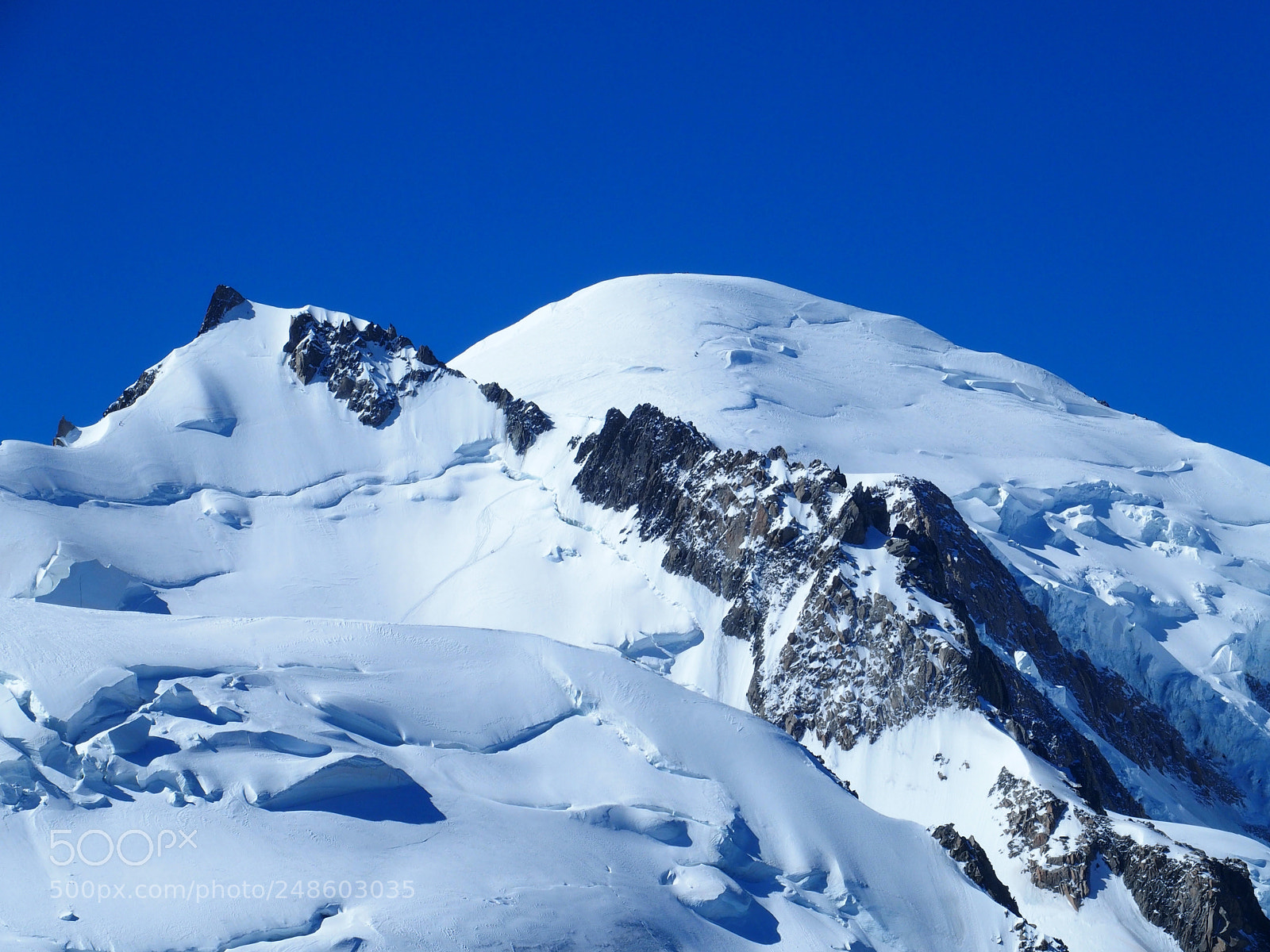 Olympus STYLUS1,1s sample photo. Mont blanc peak of photography