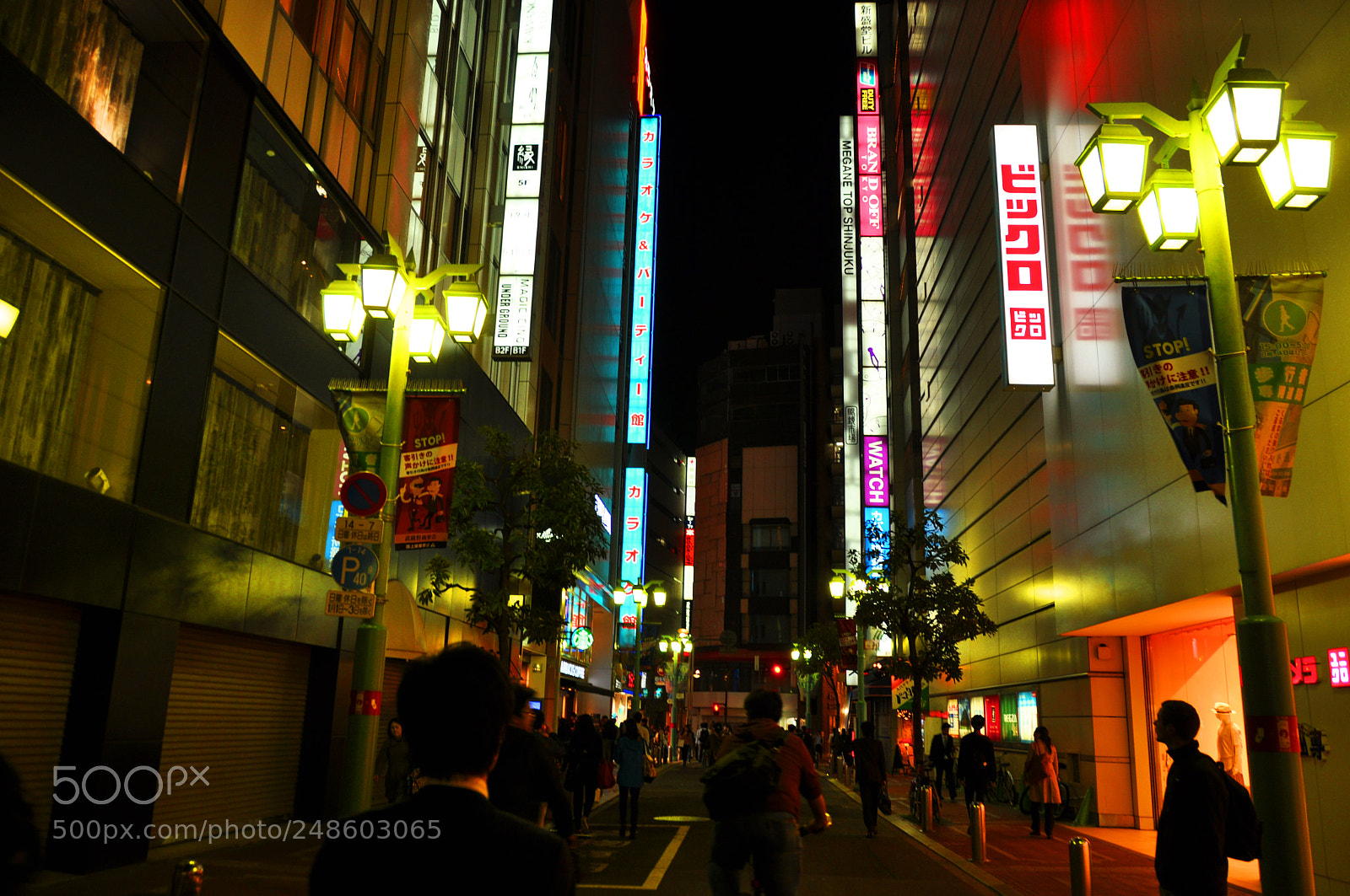 Nikon D5000 sample photo. Between light buildings photography