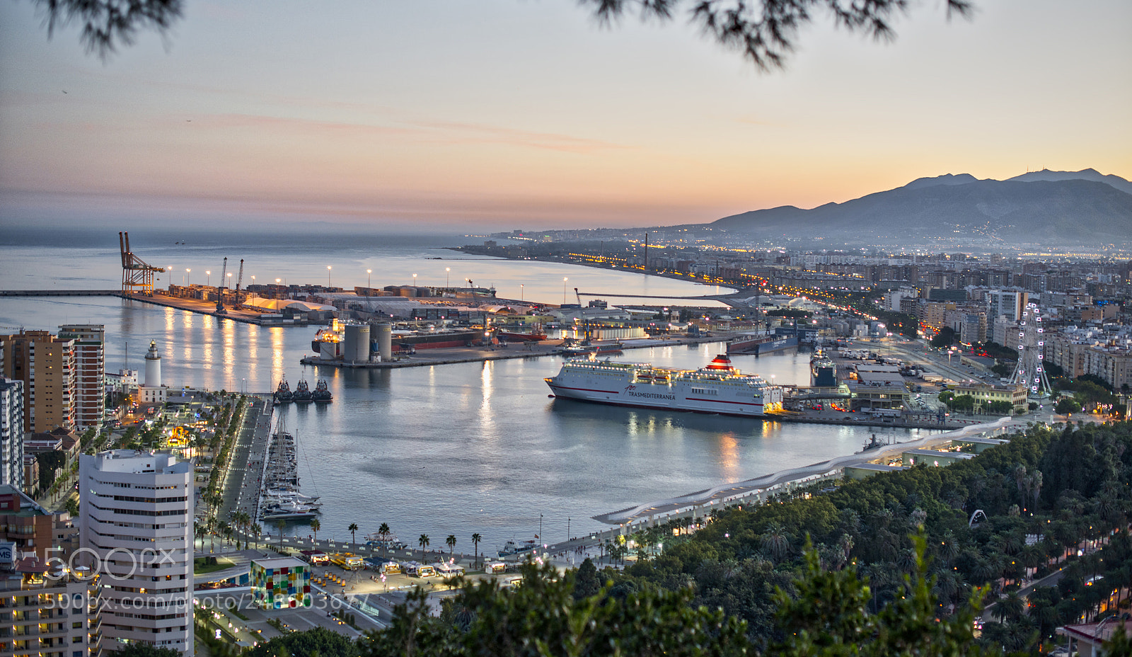 Nikon D800 sample photo. Puerto de málaga photography