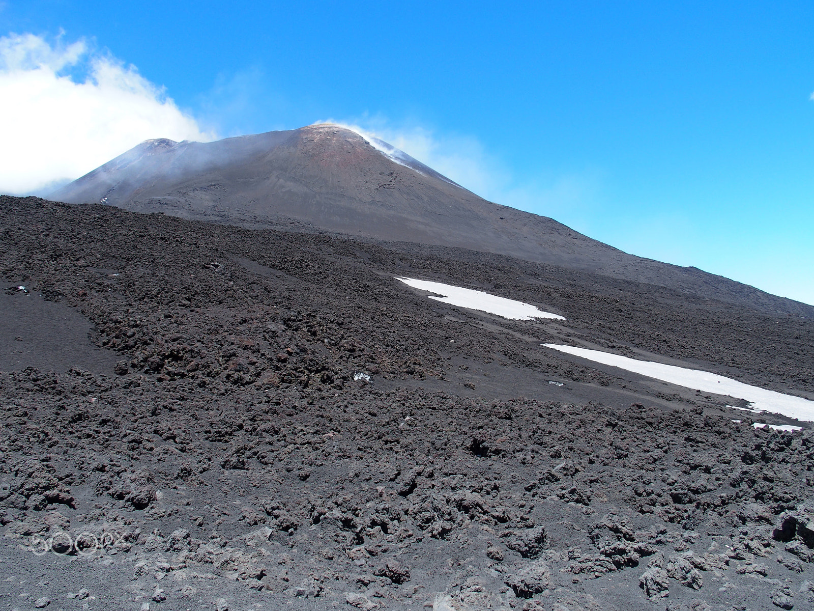 Olympus STYLUS1 sample photo. Mount etna at sicily photography