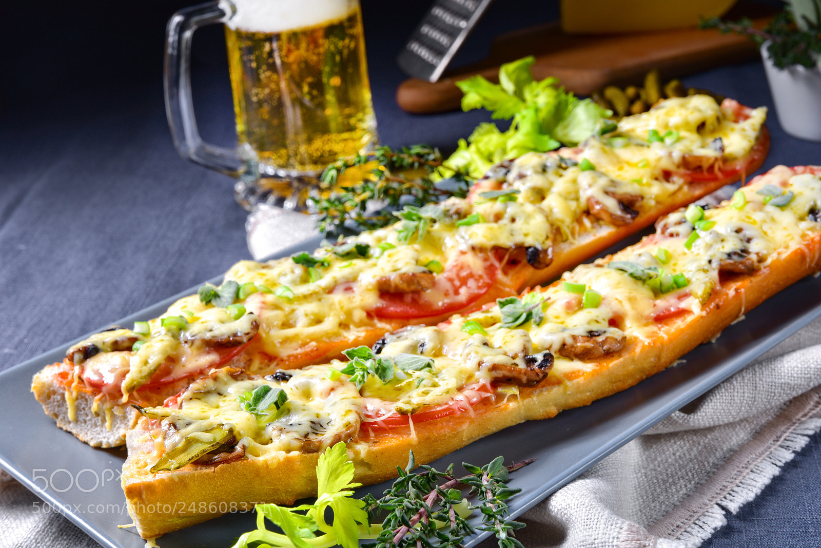 Nikon D810 sample photo. Tasty vegetarian baguette photography