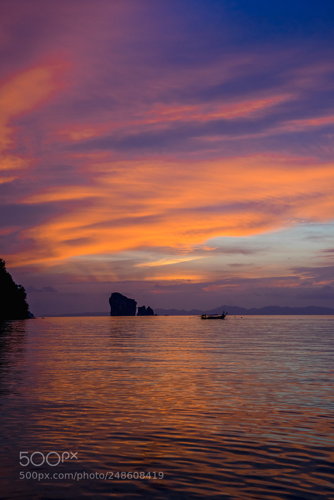 Sony a7R sample photo. Krabi sunset photography