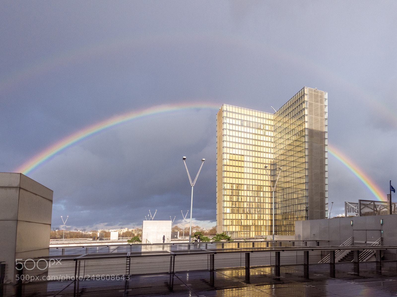 Samsung Galaxy S6 sample photo. (double) rainbow over bnf photography