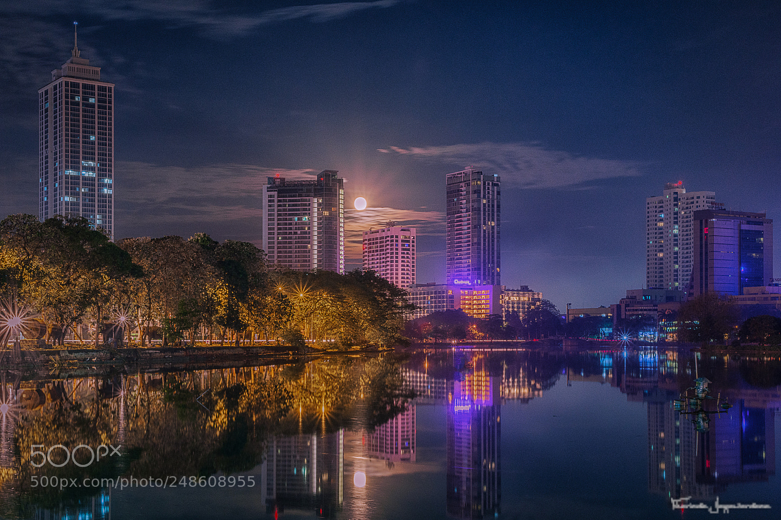 Nikon D7200 sample photo. Moonset photography