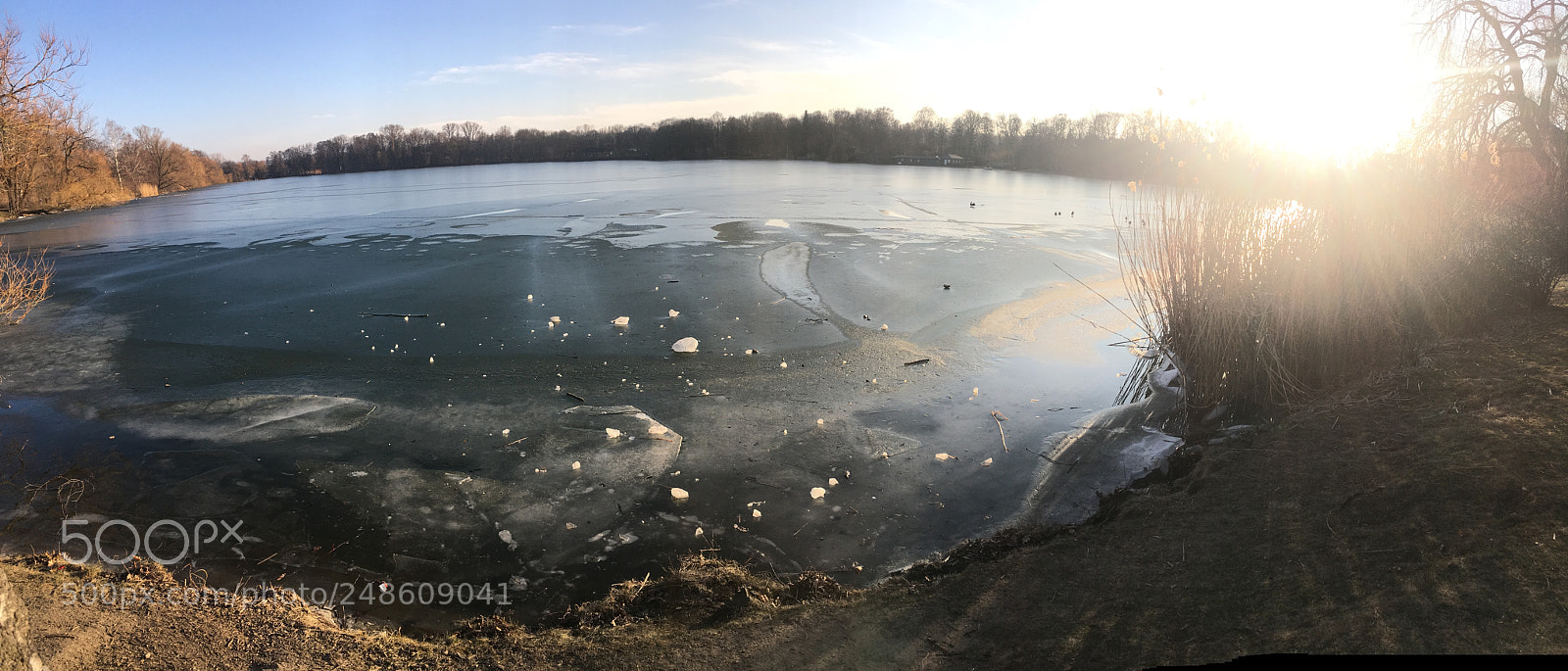 Apple iPhone 6s Plus sample photo. A frozen lake photography