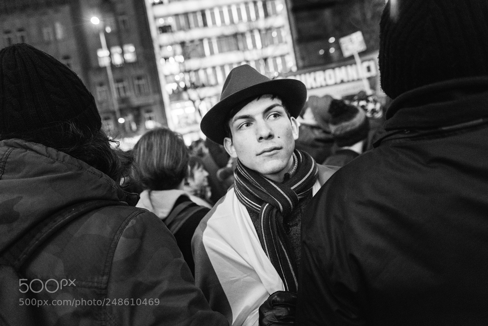 Nikon D800 sample photo. Protestor in prague, 5.3. 2018 photography