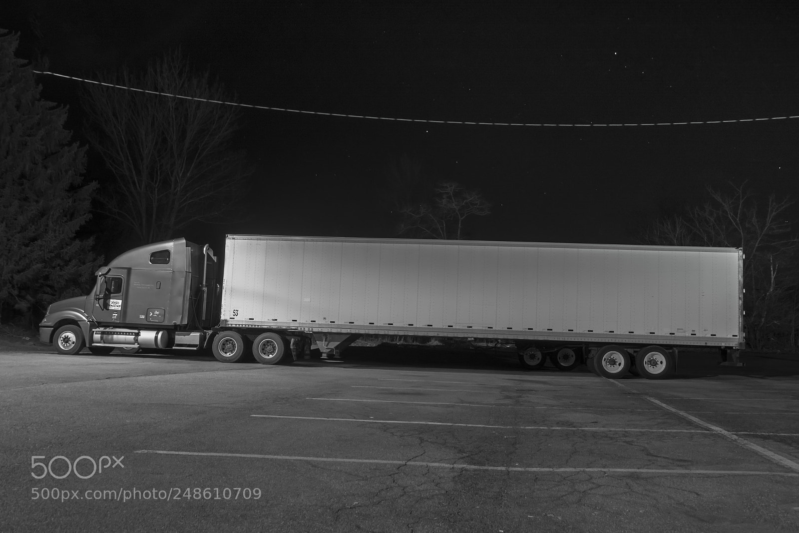 Nikon D7100 sample photo. Long truck photography