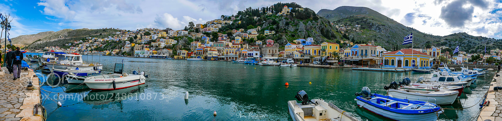 Panasonic Lumix DMC-G7 sample photo. Symi, greece photography