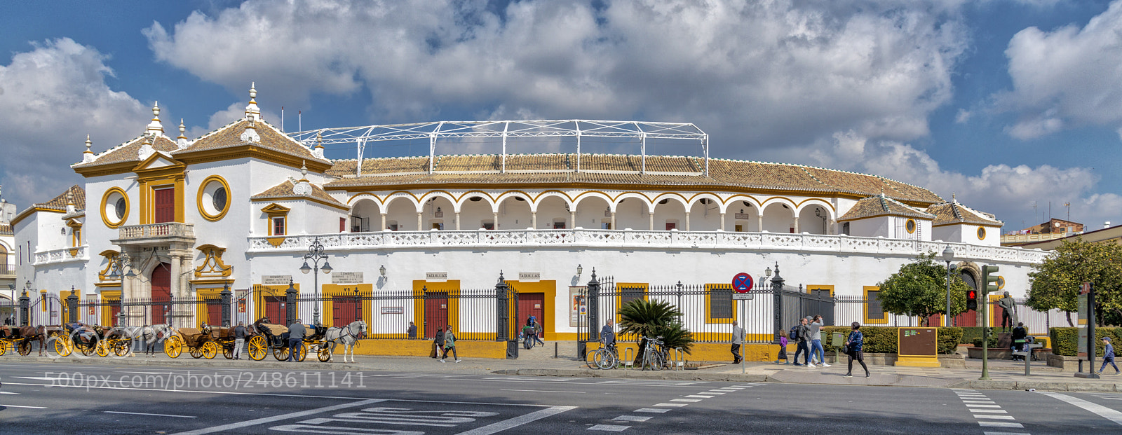 Nikon D800 sample photo. Plaza de toros de photography
