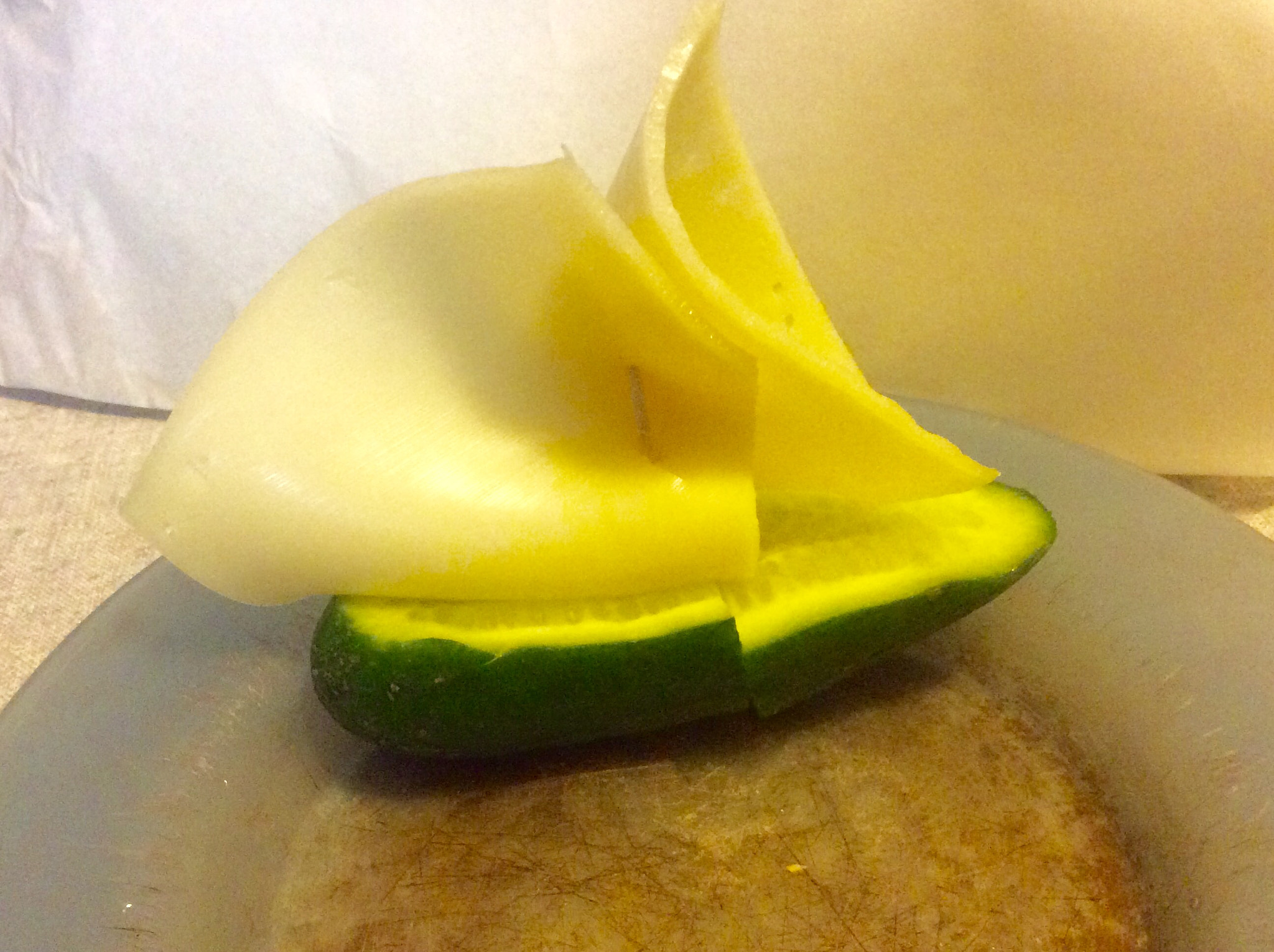Apple iPad Air sample photo. Cheese-cucumber-boat photography