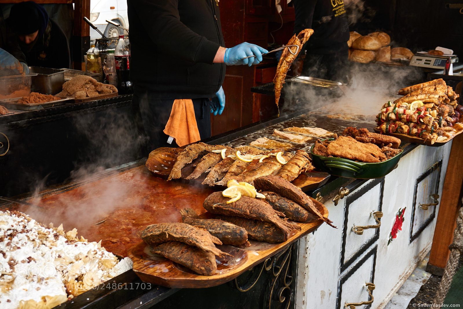 Sony a6000 sample photo. Street market in budapest photography