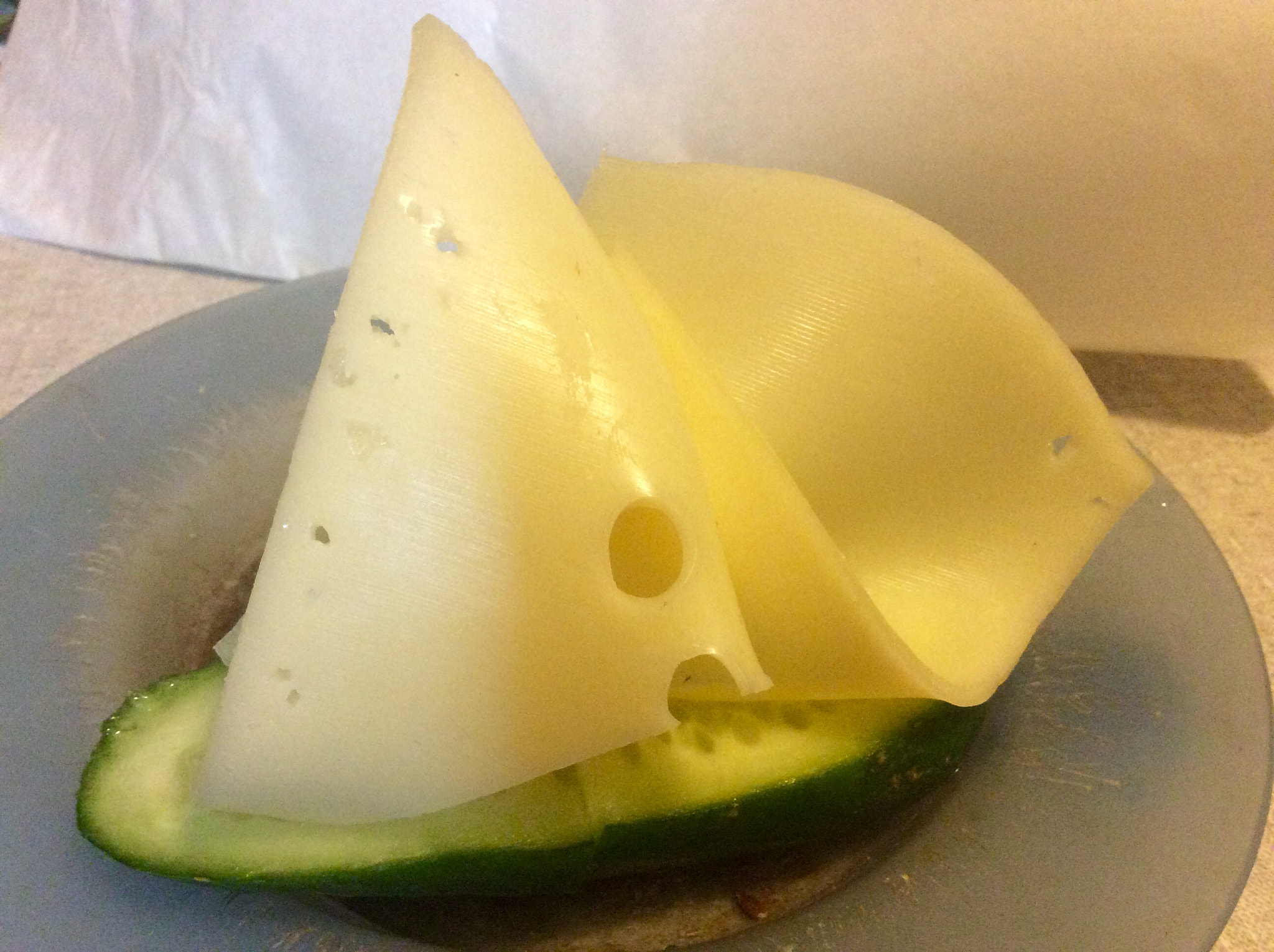 Apple iPad Air sample photo. Cheese-cucumber sailing boat photography