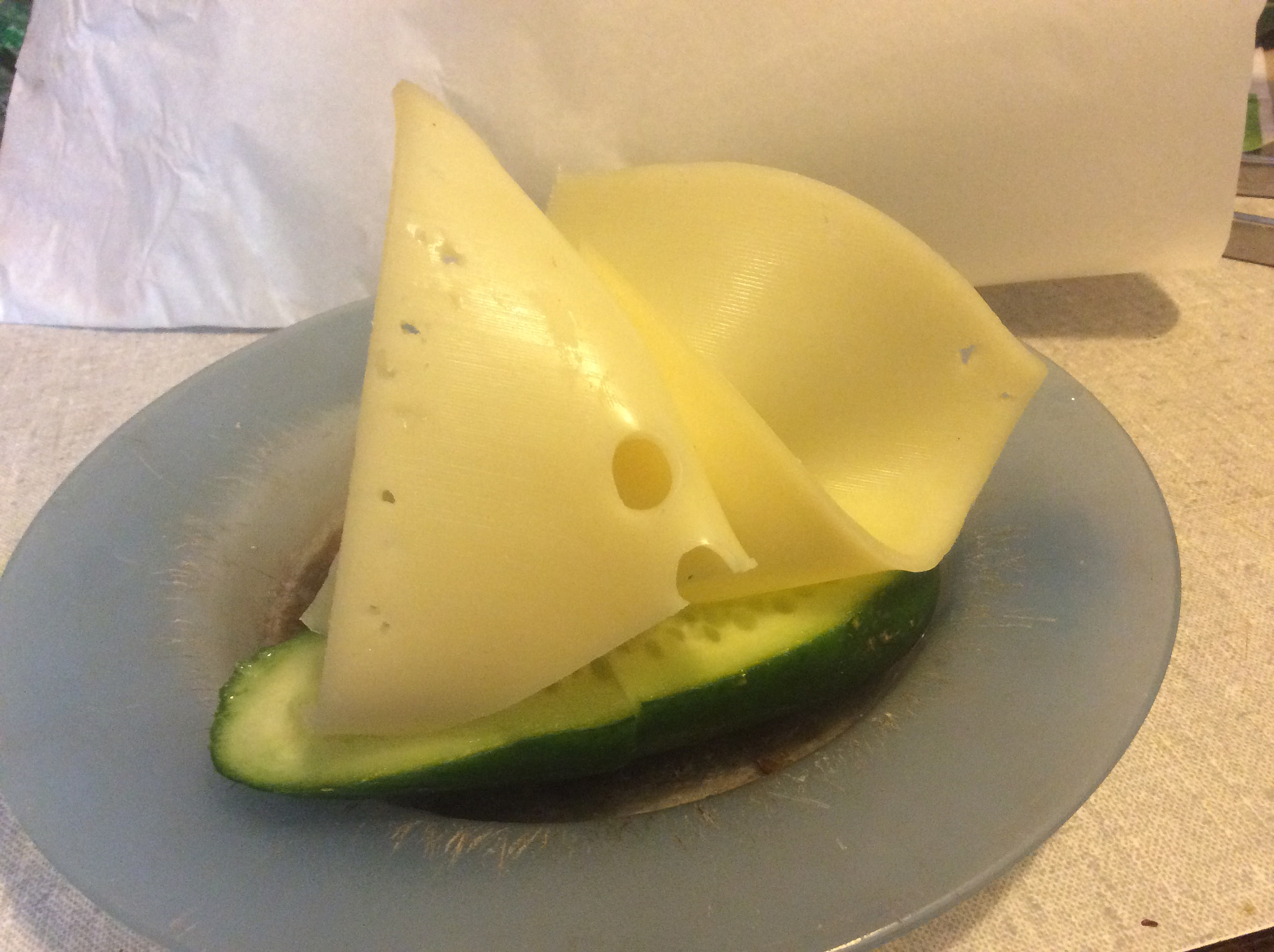 Apple iPad Air sample photo. Cheese cucumer sailing-boat photography