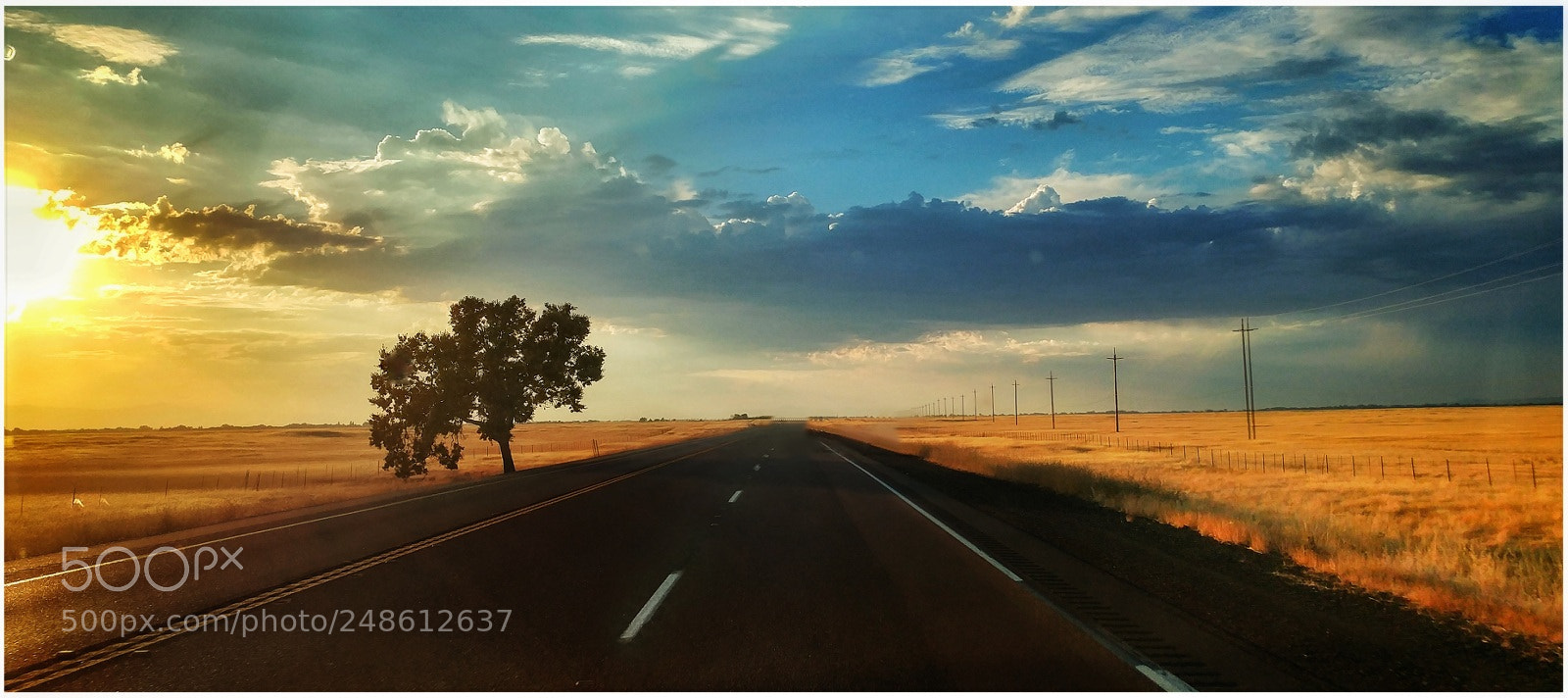 LG G5 sample photo. A long drive ahead photography