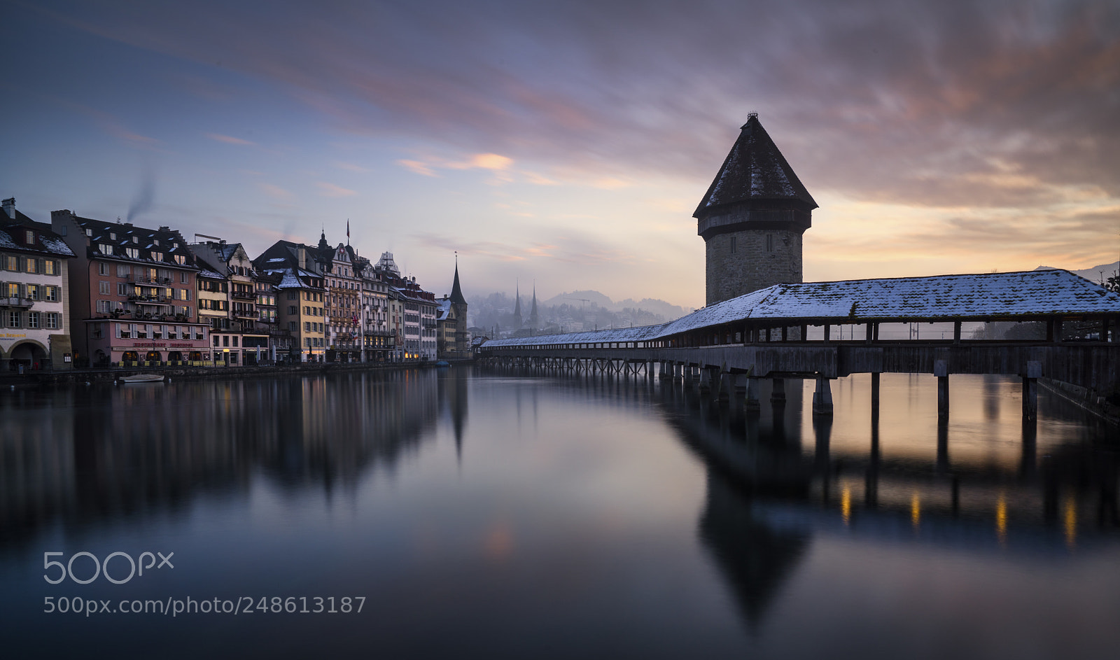 Sony a7R III sample photo. Chapel bridge, lucerne photography