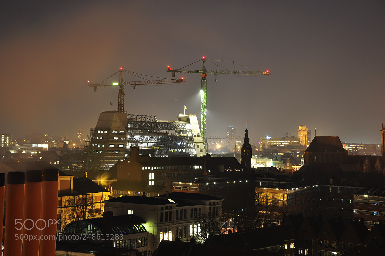 Nikon D90 sample photo. Under construction photography