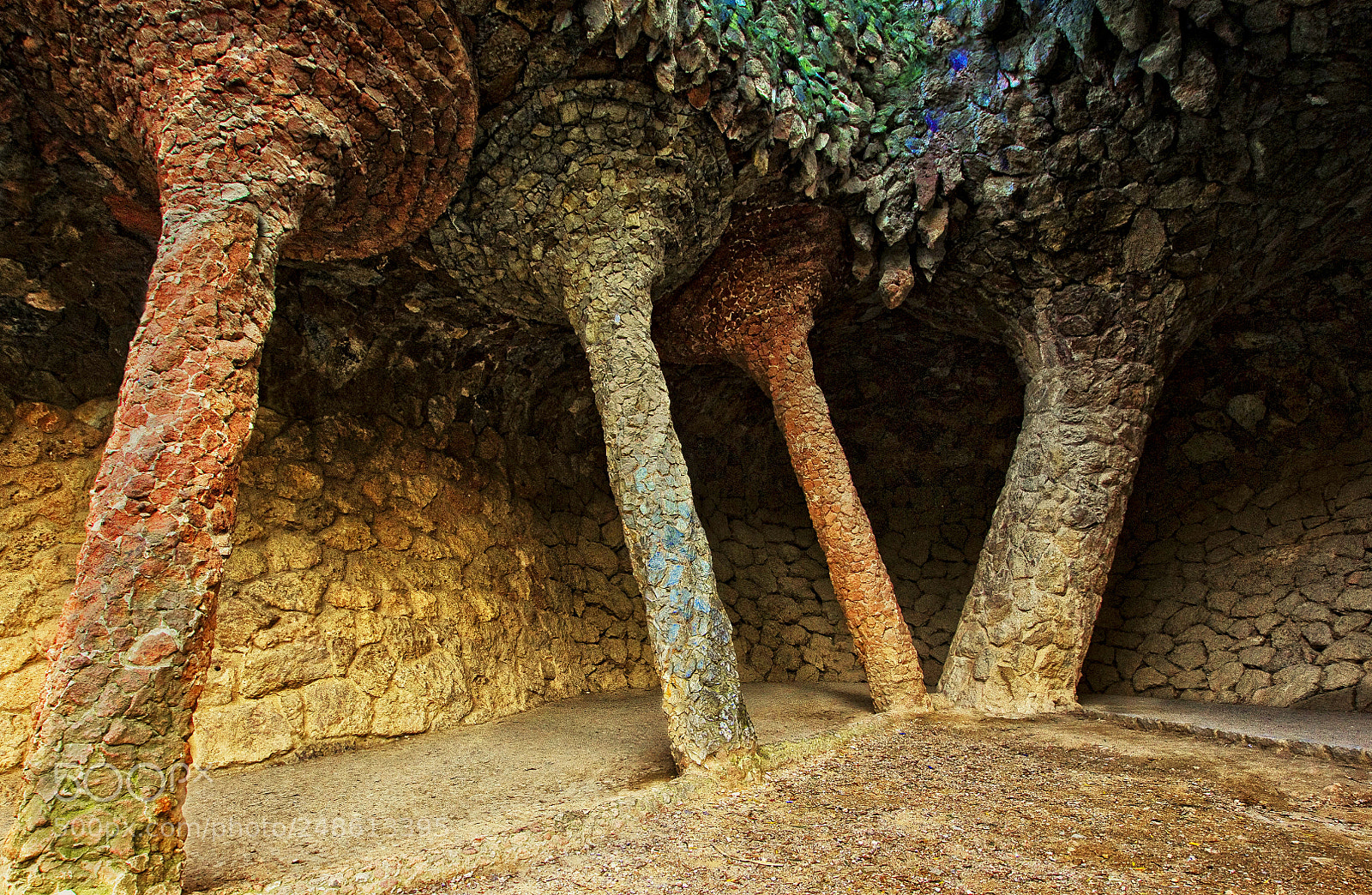 Pentax K-5 sample photo. Gaudí park güell photography