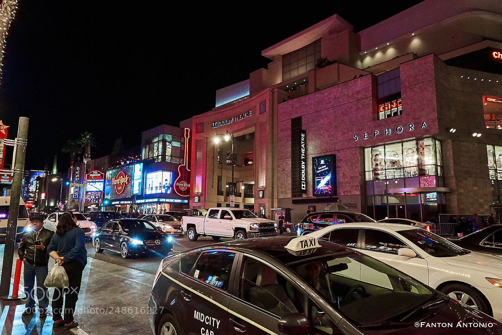 Sony a7S II sample photo. Hollywood lights photography